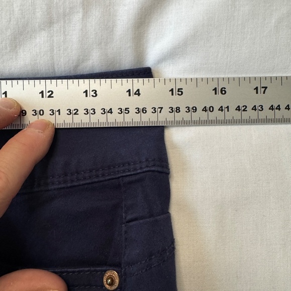 SWS Denim Co Women's NEW Havana Booty Lift Bermuda Shorts Low Rise Navy‎ 3 NWT - Picture 11 of 15